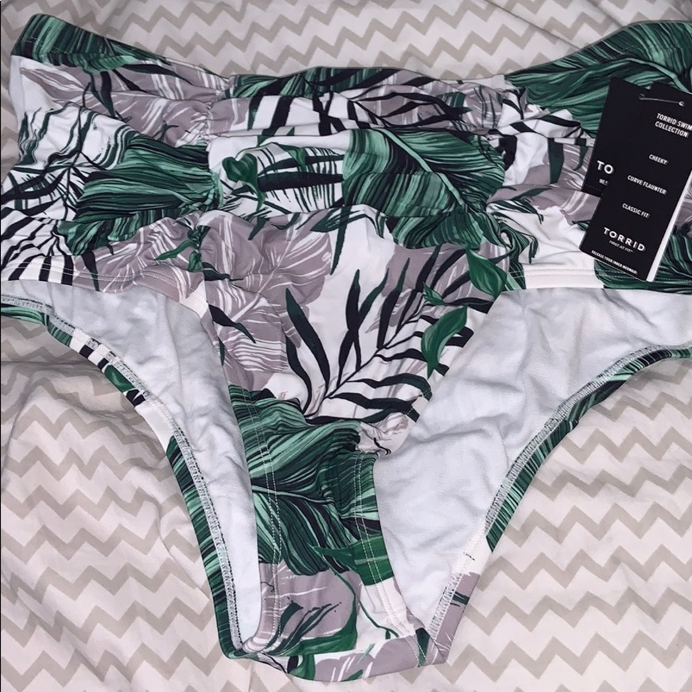 High-Waisted Swim Bottoms